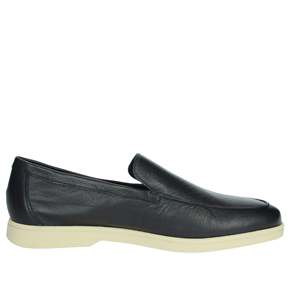 Mocassins pour homme 32P0 en cuir marron, chaussures décontractées confortables à enfiler - Product Image 4
