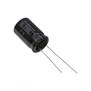 ตัวเก็บประจุชนิด16PK3300MEFC12.5X20สารส้ม3300 uF 20% 16V ผ่านรูผ่านรูพรุน3300 uF - Product Image 1