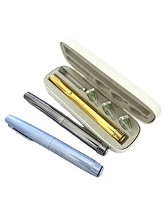 <b>Gold</b> Plated Reusable Injection <b>Pen</b> with Aluminum Plastic Construction, 0-60IU Adjustable Scale and Custom Logo Options - Product Image 1