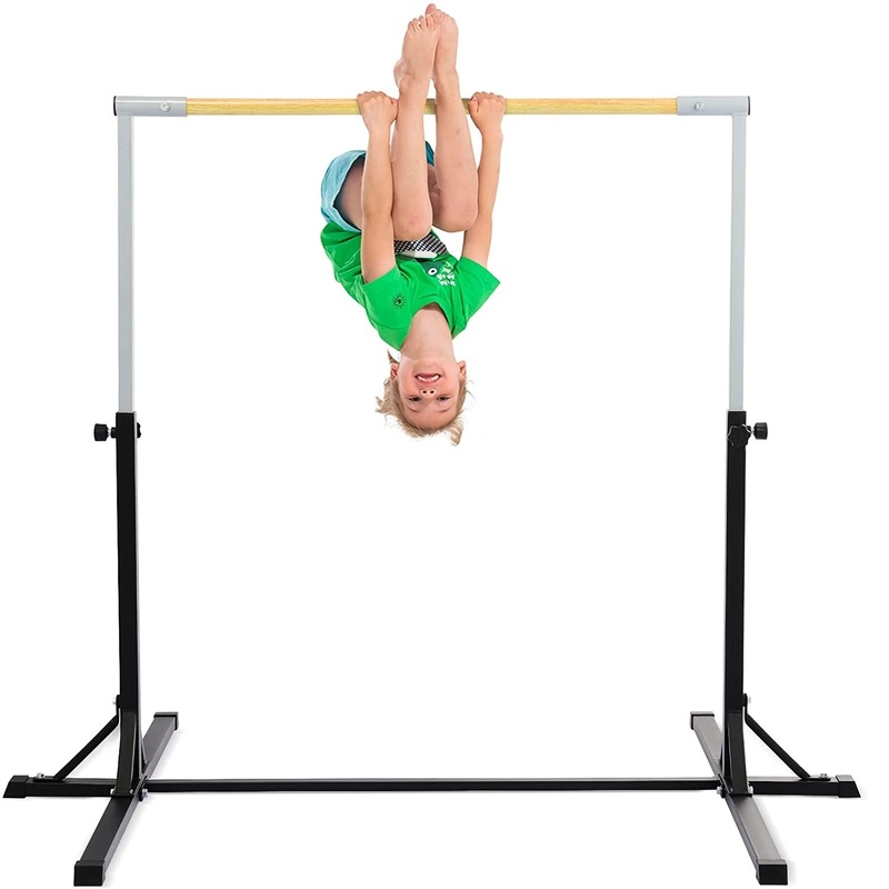 Wellshow Sport Gymnastics Bar Parallettes Adjustable