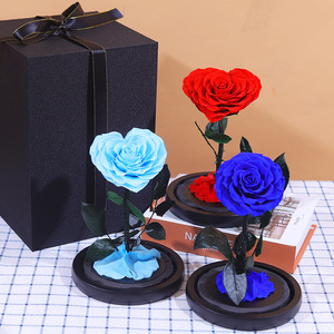 ดอกกุหลาบนิรันดร์ในวันวาเลนไทน์ที่รักษาด้วยลำต้นคงรูปดอกกุหลาบธรรมชาติในโดมแก้ว - Product Image 6