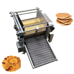 Mesin pembuat Tortilla tepung jagung portabel komersial/mesin pembuat Tortilla Roti Chapatti otomatis
