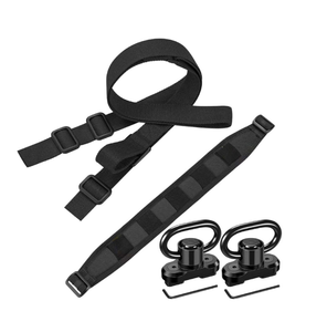 DFS0501 Sangle de transport à 2 points personnalisée noire avec rembourrage pour l'épaule - Product Image 2