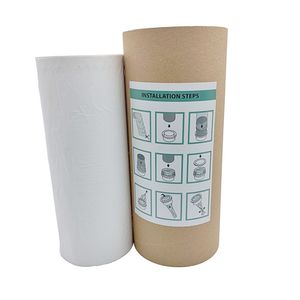 400m Parfum frais Sacs forts et épais Sacs seau <span class=keywords><strong>à</strong></span> couches recharge compatible avec toutes les cassettes vides, couleur blanche - Product Image 3