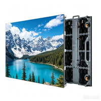 Écran LED de location en aluminium moulé sous pression 500x1000mm, installation facile avec accessoires complets pour concerts et expositions