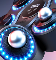 Machine de boxe musicale intelligente murale avec éclairage LED, compteur numérique, entraîneur de boxe, protection respirante en mousse ABS pour toutes les saisons