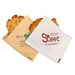 Bolsa de Papel Biodegradable con Fondo Plano para Envasado de Alimentos, Personalizable, para Café, Galletas, Pan, Boutique - Product Image 4