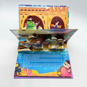 Livres d'histoires éducatifs personnalisés pour enfants, livres 3D, livres d'histoires classiques <span class=keywords><strong>du</strong></span> <span class=keywords><strong>monde</strong></span>, personnalisation d'impression, estampage à chaud, reliure de livres - Product Image 3