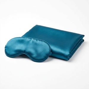 Masque pour les yeux en tissu velours de soie simulé avec sangle élastique - Super doux, design de luxe surdimensionné, couleur personnalisée, fonction de ombrage lumineux - Product Image 4