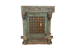 Artesanía Haswani, Ventana de Madera Tallada a Mano, Diseño Tradicional de Patrimonio Histórico - Product Image 3