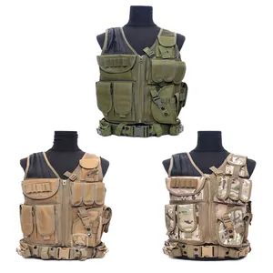 Sản phẩm mới nổ Molle hệ thống nylon bền vest che giấu chiến thuật săn bắn vest cho Unisex