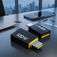 Adaptateur OTG en alliage d'aluminium compatible avec les appareils Android 15, USB Type-C 3.0 pour connecter une clé USB au téléphone