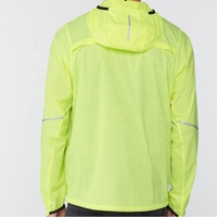 Cortavientos de secado rápido ligero de diseño personalizado para hombre, ropa deportiva, chaqueta a prueba de viento con cuello levantado