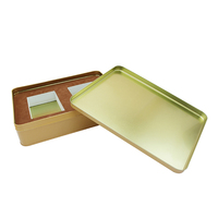 Boîte d'emballage en métal pour biscuits de qualité alimentaire, boîte en métal pour bonbons, boîte en métal pour thé personnalisée, boîte en métal pour chocolat avec certificat FDA