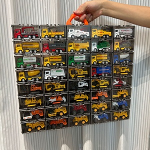 CPC ASTM EN71 Collector's <strong>Edition</strong> 1:64 1:50 Scale Alloy Engineering Truck Set Unisex Storage &amp; Display Box Children's Toy Gift - Product Image 2