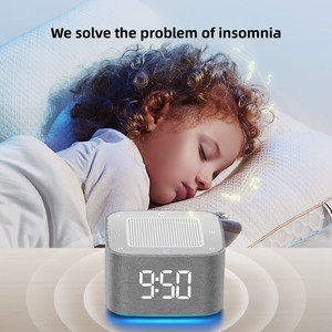 Nouvelle machine à bruit blanc 2026 pour le sommeil, apaisant pour bébé avec 30 sons apaisants, veilleuse 7 couleurs, machine à sons intelligente pour le sommeil MH03 - Product Image 2
