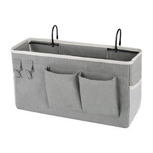 Organisateur de caddie de rangement de <span class=keywords><strong>chevet</strong></span> <span class=keywords><strong>suspendu</strong></span> avec plusieurs poches pour tête de lit lit superposé dortoir porte-revues - Product Image 1