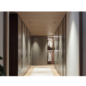 Artisan Italian Minimalist Style Luxury <strong>Big</strong> Clothes Wardrobe <strong>Closet</strong> Master Bedroom Home Furniture Solution - Product Image 1