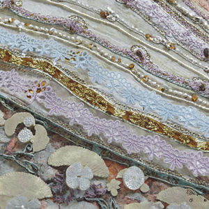 Encaje de Poliéster 100% al por Mayor, Accesorios de Ropa de Encaje de Color, Encaje Bordado Soluble en Agua, Encaje Lolita Personalizado para Bolsos y Regalos - Product Image 3