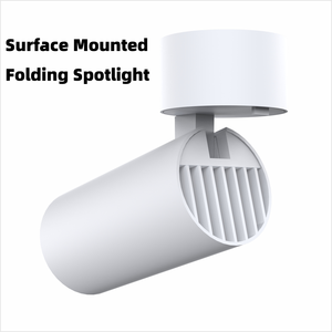 Lámpara LED Empotrable <span class=keywords><strong>de</strong></span> Superficie, Plegable, 220V, 10W/12W, Ángulo Ajustable, Diseño Moderno, Cuerpo <span class=keywords><strong>de</strong></span> Aluminio, Regulable, Antideslumbrante - Product Image 3