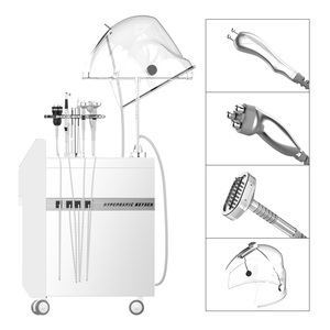 Appareil de thérapie faciale multifonctionnel, machine à oxygène pour le visage, équipement de soin de la peau, machine à peeling à l'oxygène H202 - Product Image 6