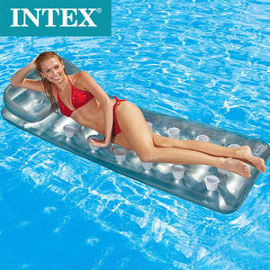 <span class=keywords><strong>INTEX</strong></span> 58894 luxueux radeau aquatique flottant en PVC durable bain de soleil gonflable radeau poreux - Product Image 6