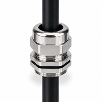 Presse-étoupe blindé en acier inoxydable 304, étanche IP68, double étanchéité, pour applications électriques industrielles, fabriqué par le producteur