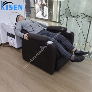 Kisen Pipeless Electric Recline Shampoo Chair Salon <b>Bed</b> with <b>Portable</b> Head Spa Bac with 60L Water tank - Product Image 6