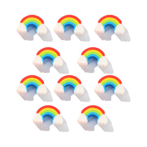 Gommes en caoutchouc miniatures à motif arc-en-ciel, mignonnes et pratiques, articles de papeterie parfaits pour les récompenses scolaires, vente en gros à prix abordable - Product Image 1