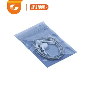 High-end matte printed zip packaging bag polythene small foil aluminum mylar flat zip lock bags for charge cable