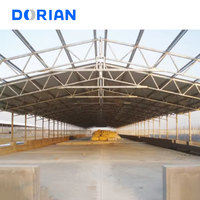Structure en acier préfabriquée maison tunnel préfabriquée pour la volaille construction de maisons en acier du poulet plans de construction de ferme usda