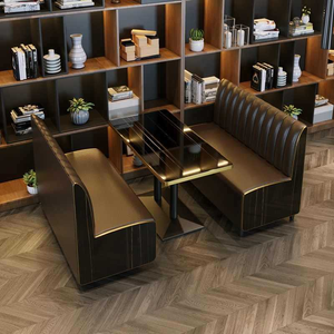 Ensemble table et chaises de style industriel pour café, restaurant occidental, design en bois pour pâtisserie, restaurant - Product Image 4