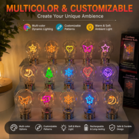Neuerscheinung DC 5V USB Typ C E40 Sockel Farbige Anpassbare Buchstabenmuster A70 LED Plastikbirne für Feiertagspartys
