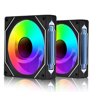 120 มม.Gaming PC กรณี RGB พัดลมระบายความร้อนคอมพิวเตอร์ 12V กรณีเกมคูลเลอร์ Air ARGB พัดลมสําหรับเล่นเกมพีซี