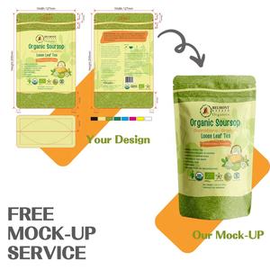 ถุงบรรจุภัณฑ์ขนมหวานวานิลลาแบบแข็ง พิมพ์ลายได้ตามต้องการ ปิดผนึกด้วยความร้อน เคลือบกันความชื้น แบบตั้งได้ - Product Image 3