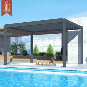Vérandas d'extérieur en aluminium Véranda et maisons en verre Patio Porche Élégante véranda extérieure en verre <span class=keywords><strong>pour</strong></span> jardin - Product Image 4