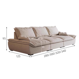 Divano Ultra-profondo in tessuto Cloud ciniglia 2024 stile <span class=keywords><strong>antico</strong></span> cinese a tre posti con retro mobile mobile posteriore elegante - Product Image 6