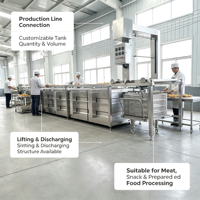 Panci Masak Marinasi Multi Tangki Komersial, REALDOT Industrial Automatic Brine Cooker
