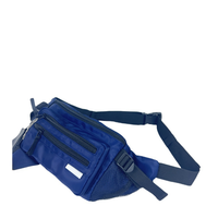 Sac banane multifonctionnel tendance en nylon imperméable pour homme, idéal pour le sport, le cyclisme et les activités de plein air