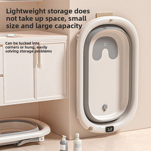 Bañera Plegable de Plástico para Bebés Summer Infants, Sensible a la Temperatura, Extra Larga y Ancha, Portátil, Diseño Seguro para Recién Nacidos - Product Image 3