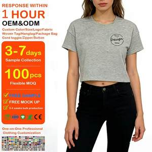 Camisetas Cortas Básicas de Verano con Diseño Personalizado e Impresión Digital para Mujer, Manga Corta, Suaves y Transpirables, 240 GSM, Algodón, Corte Relajado - Product Image 1