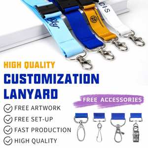 Lanière pour carte d'identité, promotion, cadeau d'entreprise, souvenir, logo personnalisé, lanière porte-clés en polyester - Product Image 4