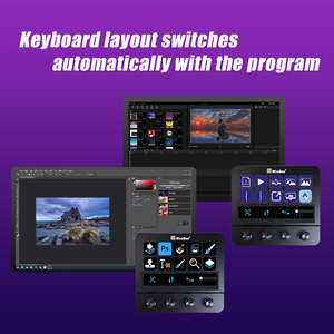 OEM N4 Stream Dock dengan layar sentuh & USB 3.0 HUB - 10 tombol kustom, pasokan langsung dari pabrik - Product Image 4