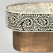 โต๊ะกาแฟลายดอกไม้ฝังกระดูกทำมือ ดีไซน์โดดเด่น สำหรับตกแต่งบ้านหรูหราและจัดแต่งภายใน ในราคาที่เหมาะสม - Product Image 2