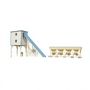Planta Mezcladora de Concreto Portátil Sinoma de Alta Calidad en Oferta, con Motor y Mezclador Horizontal de Doble Eje, Control Centralizado - Product Image 1