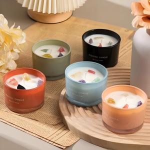 Handmade Luxo Home Fragrância Cera De Soja Aromaterapia Velas De Luxo Perfumado Votiva Decorativa Bougie Kerze Decorações De Páscoa - Product Image 6