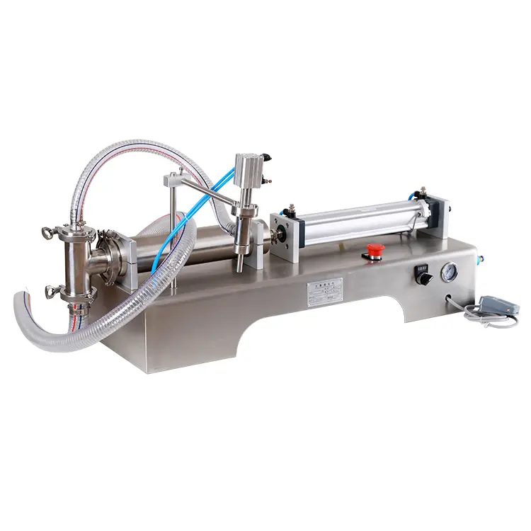 Pneumatic Semi-Automatic Liquid Coconut Oil Edible Oil Filling Machine