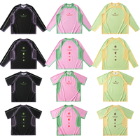 T-shirts de course à pied en mesh QUICKSHOW, respirants, anti-transpiration, vêtements de sport à impression numérique, unisexes
