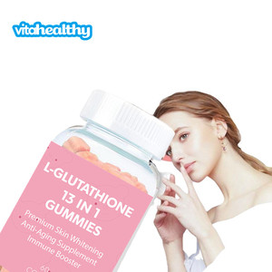 Avere Stock OEM Private Label organico L-glutatione collagene 13 In 1 sbiancamento della pelle che schiarisce le giummie - Product Image 2