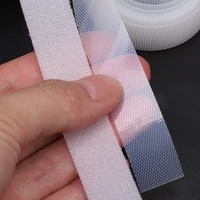Sangle auto-agrippante en flanelle 100 % nylon super douce, écologique, pour vêtements de bébé, DIY, couleur personnalisée, sur mesure, vente en gros HSX